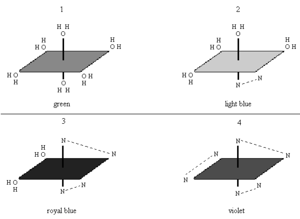 Coordination chemistry geometry.